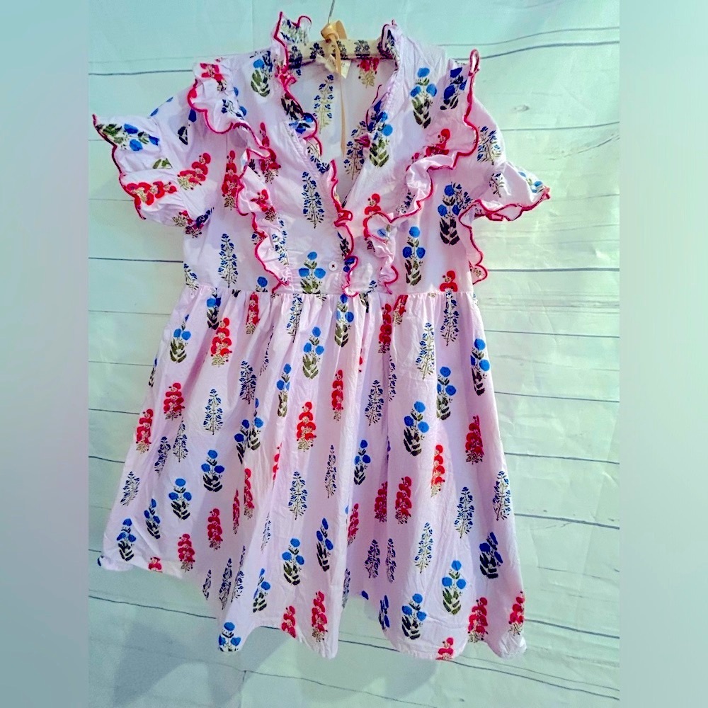Umgee Pink Floral Mini Dress